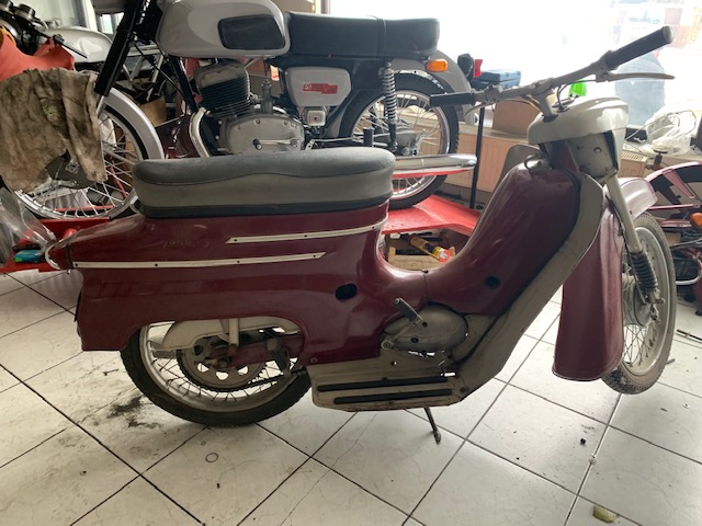 Jawa 50/05 Pionier – renovácia motocyklu